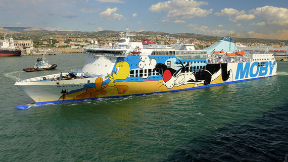 Flotta Moby Lines, i traghetti impiegati sull'Elba