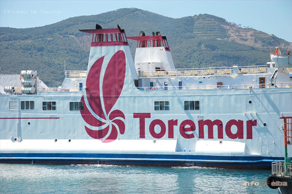 Flotta Toremar, i traghetti impiegati sull'Elba